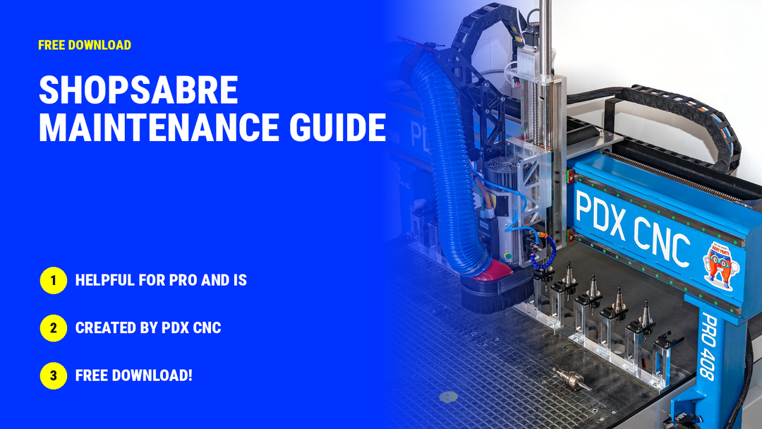 ShopSabre CNC Router Maintenance Guide — Free Download