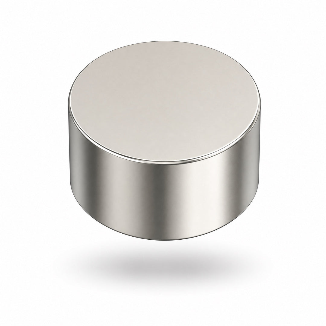 3/4" dia x 1/2" Neodymium Magnet N42 — 35 lb Pull Force