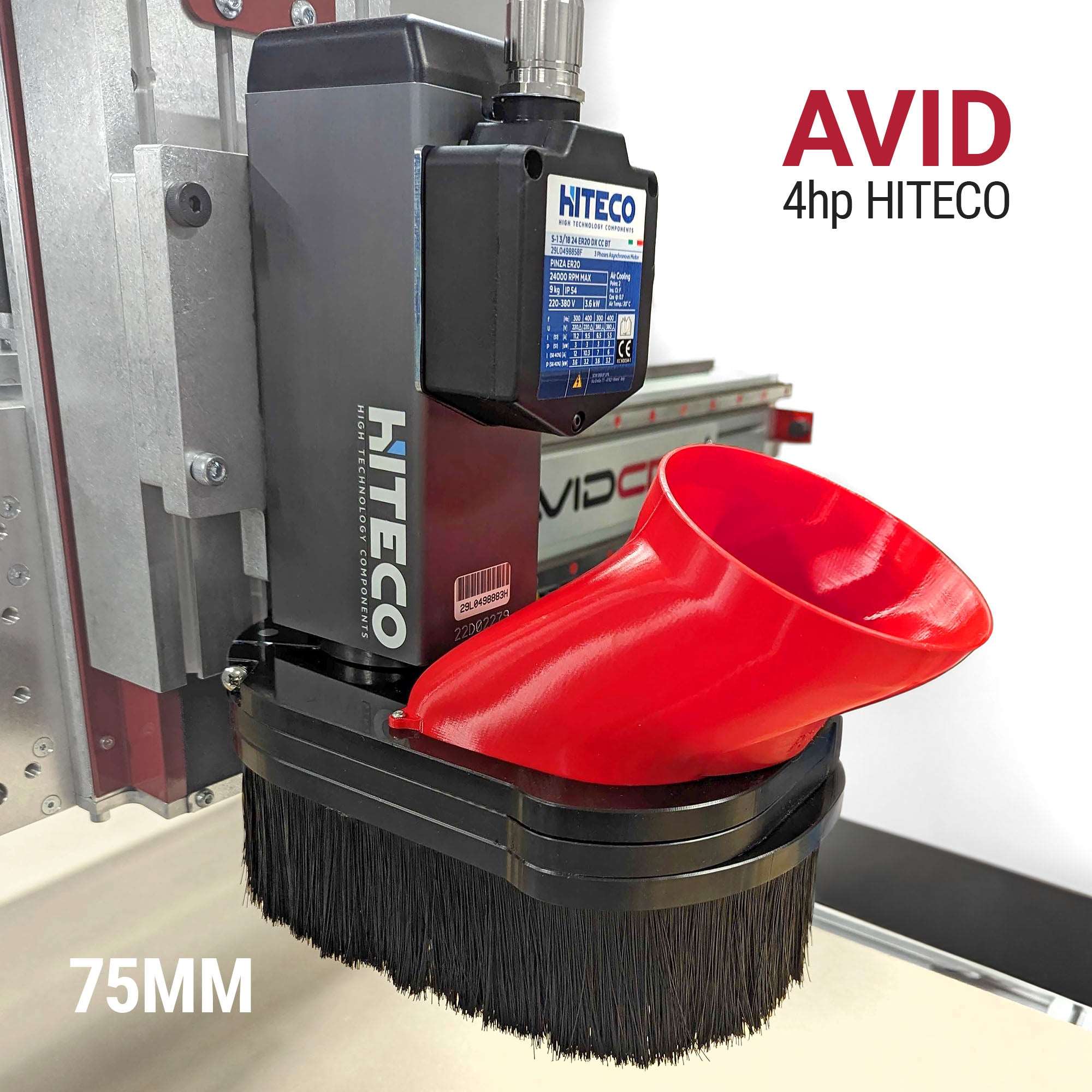 High CFM HSD & Hiteco CNC Router Dust Boot Upgrade – PDX CNC
