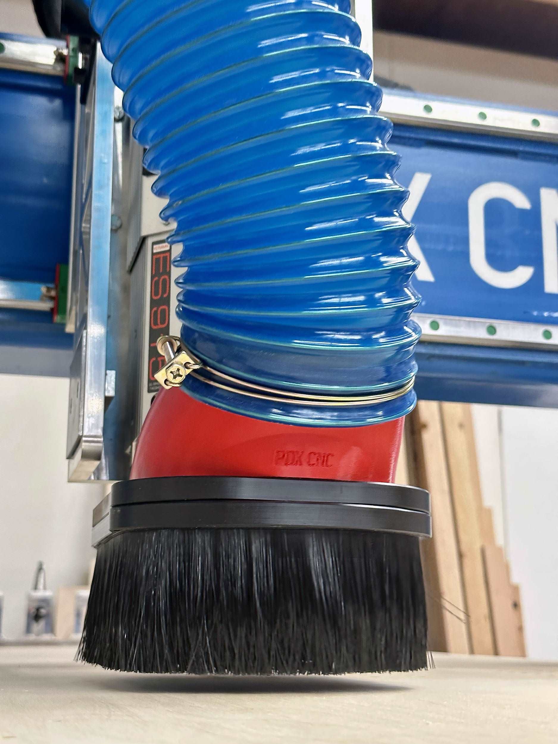 High CFM HSD & Hiteco CNC Router Dust Boot Upgrade – PDX CNC