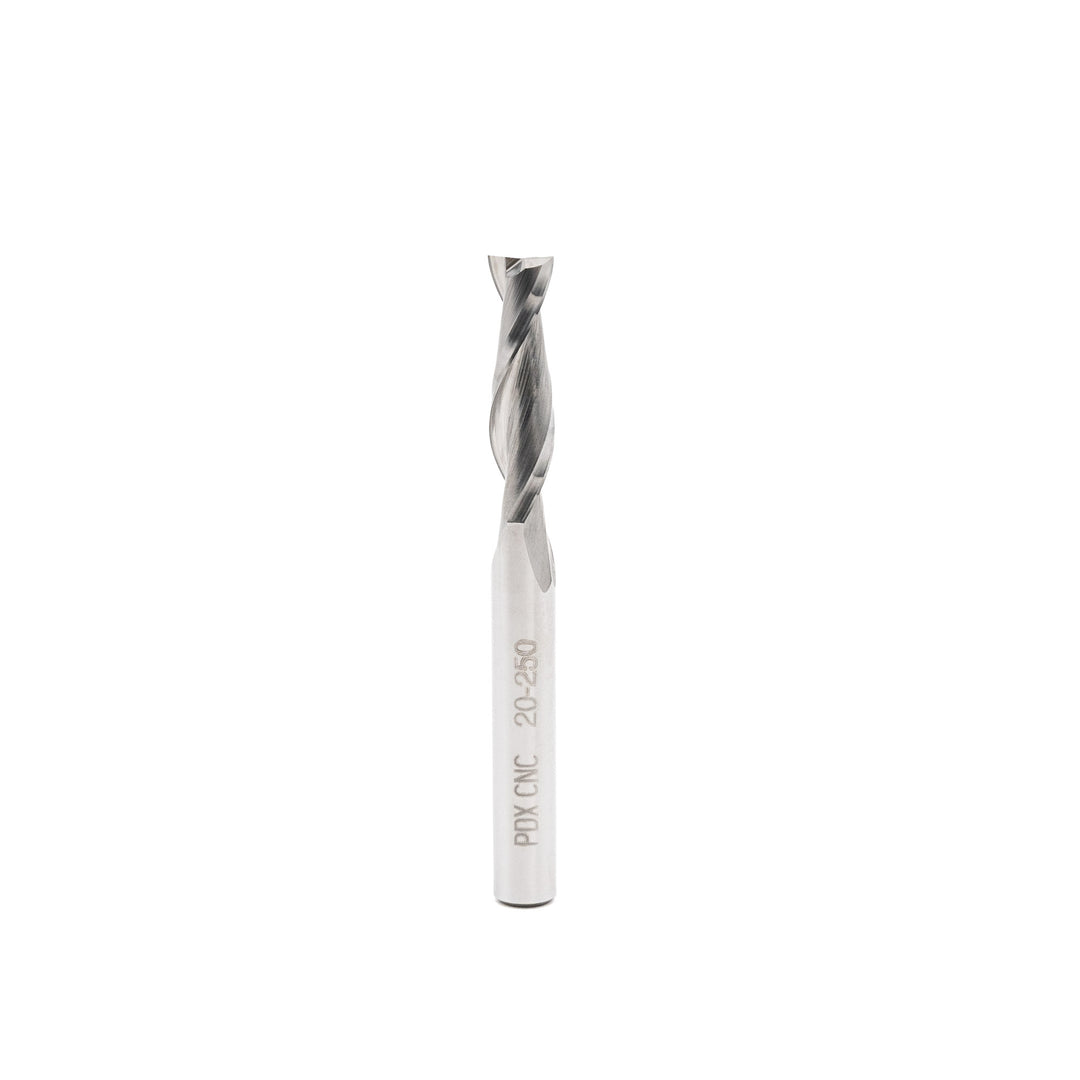 20-250 – 1/4 x 1" - Upcut Spiral 2 Flute Carbide End Mill