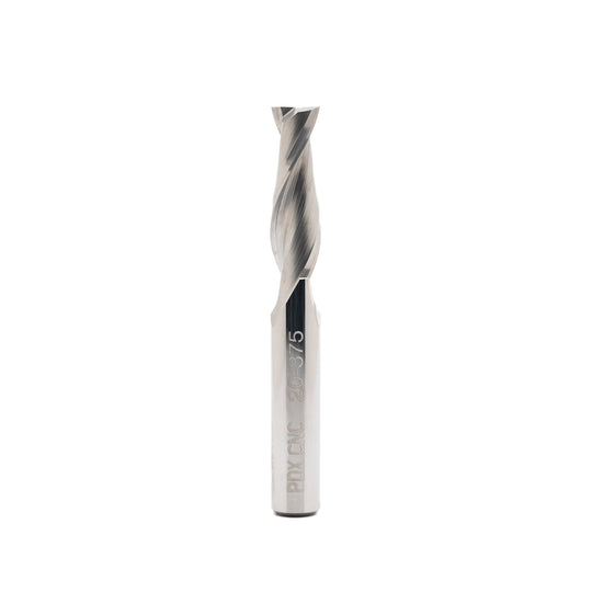 20-375 – 3/8 x 1.25" - Upcut Spiral 2 Flute Carbide End Mill
