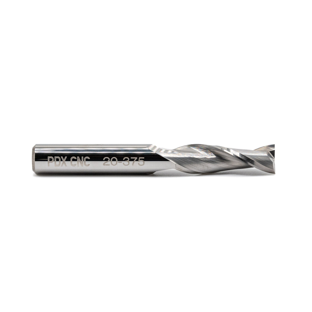 20-375 – 3/8 x 1.25" - Upcut Spiral 2 Flute Carbide End Mill
