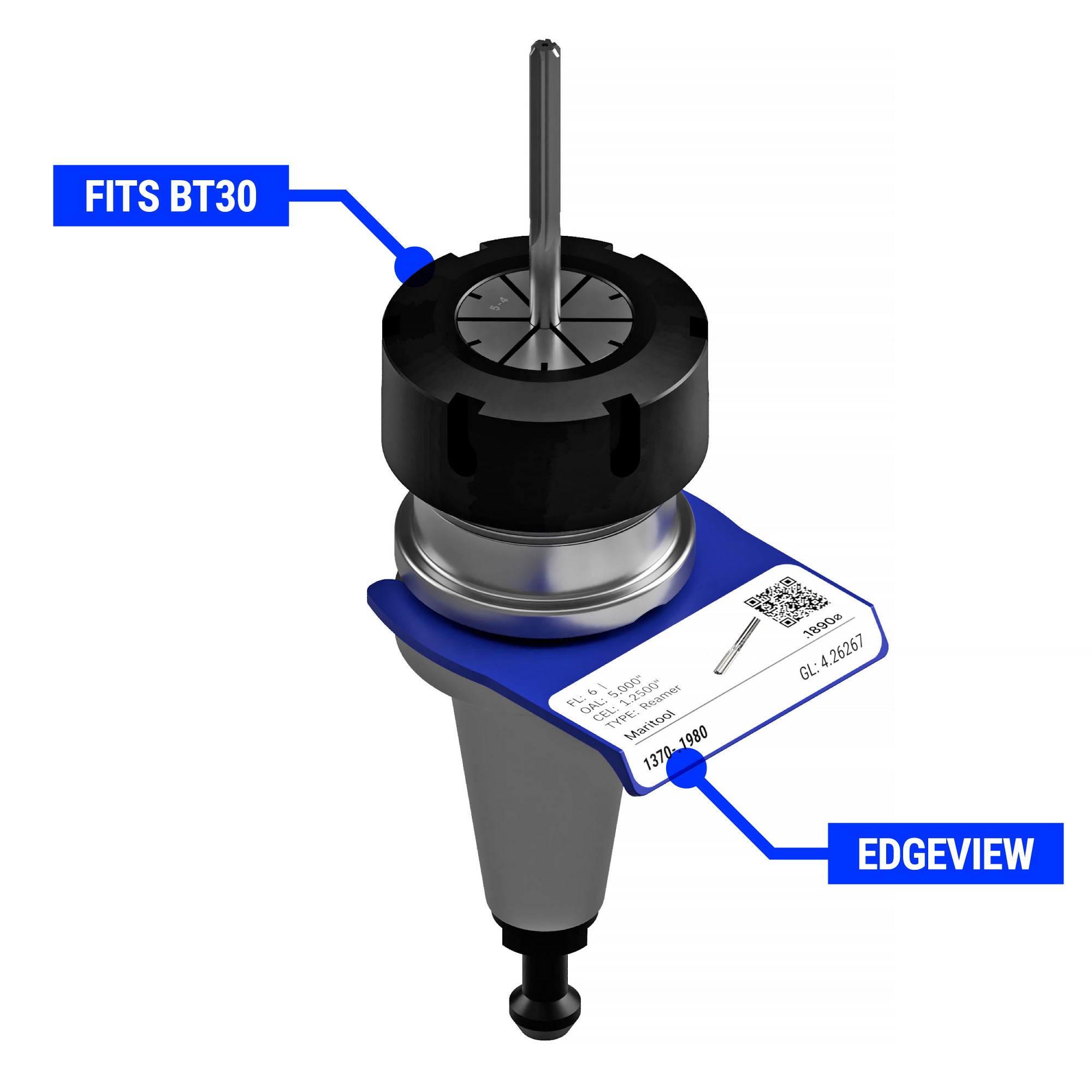 tdbk出品 BT30 Tool Tags - Edgeview – PDX CNC